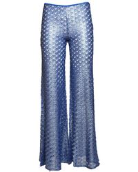 Missoni - Open Knitted Flared Trousers - Lyst