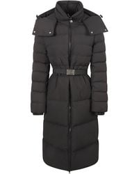 Burberry - Belted Waist Down Jacket - Lyst