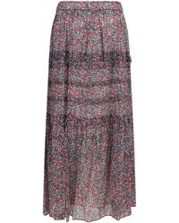 Isabel Marant - Marant Etoile Volomia Long Ruffled Skirt - Lyst