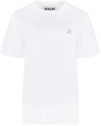 Golden Goose - Cotton Crew-Neck T-Shirt - Lyst