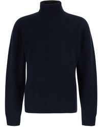 Roberto Collina - Turtleneck Sweater Wool Virgin Tops - Lyst