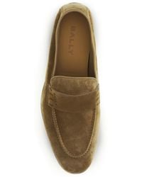 Bally - Loafers Elios Suede Calf Leather - Lyst