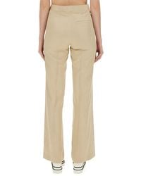 Stella McCartney - Flare Fit Pants Viscose Trousers - Lyst
