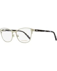 PUCCI - Pucci Sculpted Butterfly Eyeglasses Ep5084 016 Palladium- Havana 53Mm Palladium/ Metal/Plastic (Acetate) - Lyst