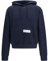 Maison Margiela - Hooded Sweatshirt With Central Pocket Cotton Sweatshirts - Lyst