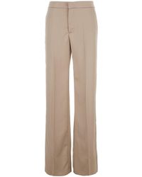 ANDAMANE - Pants With Pences On The Front - Lyst