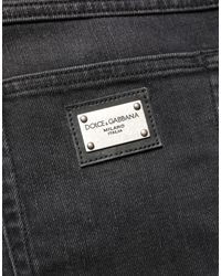 Dolce & Gabbana - Cotton Stretch Regular Skinnydenim Jeans Elastane Clothing - Lyst