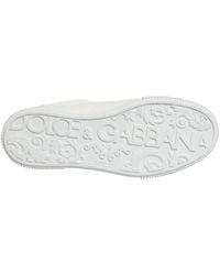 Dolce & Gabbana - White Miami Leather Low Top Men Sneakers Shoes - Lyst