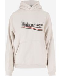 Balenciaga - Cotton Sweatshirt With Logo - Lyst