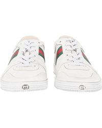 Gucci - Sneakers Stretch Lamb Leather Trainers - Lyst