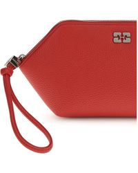 Ganni - Makeup Pouch Bou Recycled Leather Wallets & Purses - Lyst