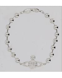 Vivienne Westwood - Bracelet Thames Orb Mini Brass Bracelets - Lyst