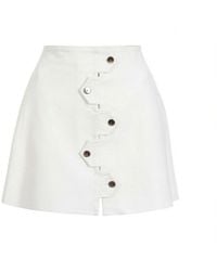 Pinko - Miniskirt Sheep Leather Apparel Skirts - Lyst