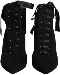 Dolce & Gabbana - Stretch Jersey Booties - Lyst