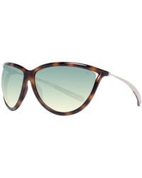 Tom Ford - Sunglasses Cat Eye Full Rim, Shiny Frame And Smoke Gradient Lens Ft077001B - Lyst