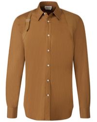 Alexander McQueen - Harness Buckle Long Sleeved Shirt - Lyst
