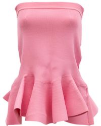 McQueen - Light Viscose Top - Lyst