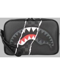 Sprayground - Clutch Bag Center Rip Polyvinyl Chloride - Lyst