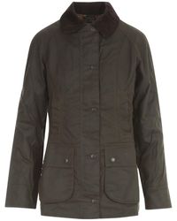Barbour Classic Beadnell Wax Cot Outwear - Green
