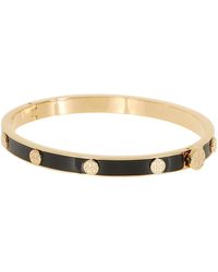 Tory Burch - Miller Stud Enamel 5Mm Hinge Bracelet - Lyst