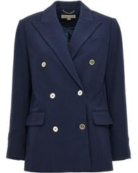 MICHAEL Michael Kors - Double-Breasted Buttoned Blazer - Lyst