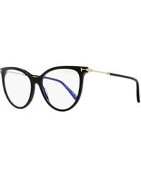 Tom Ford - Magnetic Clip-On Eyeglasses Tf5994-B 001- 56Mm Ft5994 Plastic (Acetate)/Metal - Lyst