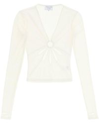 Collina Strada - Flower Top With Cut Outs - Lyst