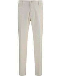 Lardini - Ribbed Viscose Pants - Lyst