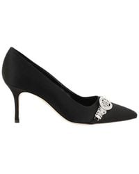 Manolo Blahnik - Asapump Satin Pumps - Lyst