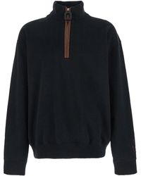 JW Anderson - Sweatshirt With Front Zip And Embroidered Logo On The Sleeve - Lyst