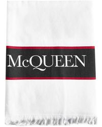 Alexander McQueen - Logo Cotton Beach Towel - Lyst