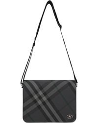 Burberry - Messenger Bag Grid Polyamide - Lyst