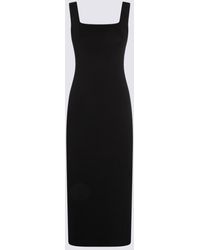KHAITE - Viscose Midi Dress - Lyst