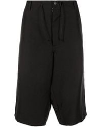 Maison Margiela - Blend Linen Bermuda Shorts - Lyst