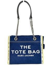 Marc Jacobs - Denim Chain Small The Tote Bag - Lyst