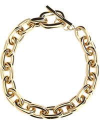 Rabanne - Xl Link Chain Necklace Alluminio; Brass Necklaces - Lyst