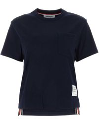 Thom Browne - Logo Cotton T-Shirt - Lyst