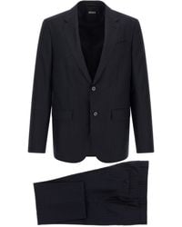 ZEGNA - Zegna Pinstriped Wool Pant Suit - Lyst
