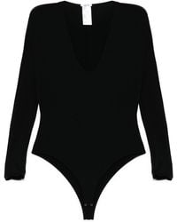 Wolford - V-Necked Bodysuit - Lyst