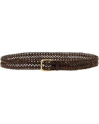 Brunello Cucinelli - Braided Calf Belt - Lyst