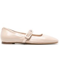 Halmanera - Page Leather Ballerina Shoes - Lyst