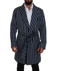 Dolce & Gabbana - Martini Printed Lining Robe And Polyester Silk Clothing - Lyst