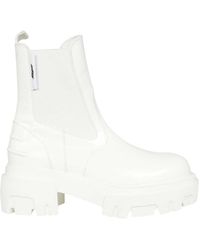 MSGM - Leather Ankle Boots - Lyst