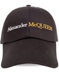 McQueen - Embroidered Logo Baseball Cap Accessories Beanies & Hats - Lyst