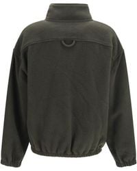 Rier - Polar High-Neck Zip Jacket Fleece Wool Ovis Aries Knitwear - Lyst