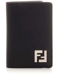 Fendi - Ff Squared Bifold Card Holder - Lyst