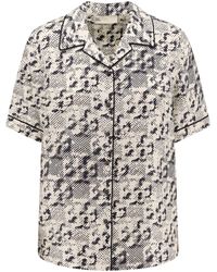 Tory Burch - Silk Shirt With Short Sleeves - Lyst