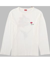 KENZO - Long-Sleeve T-Shirt Tulip Cotton T-Shirts - Lyst