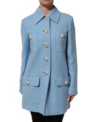 Dolce & Gabbana - Buttoned Down Trench Coat Jacket Clothing - Lyst