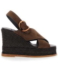 Castañer - Wedges Bettina Leather - Lyst